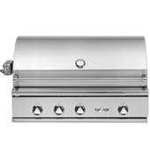 Delta Heat - 38-Inch 3-Burner Built-In Grill with Infrared Rotisserie Burner - Liquid Propane Gas - DHBQ38R-DL