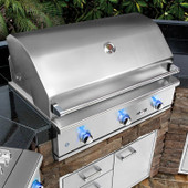 Delta Heat - 38-Inch 3-Burner Built-In Grill - Natural Gas - DHBQ38G-DN