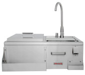 Blaze 30-Inch Beverage Center With Sink & Ice Bin Cooler - BLZ-30CKT-SNK
