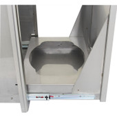 Blaze 20-Inch Stainless Steel Roll-Out Trash / Propane Tank Drawer - BLZ-TRLP-DRW-H