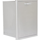 Blaze 20-Inch Stainless Steel Roll-Out Trash / Propane Tank Drawer - BLZ-TRLP-DRW-H