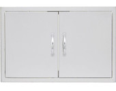 Blaze 40-Inch Stainless Steel Double Access Door With Paper Towel Holder - BLZ-AD40-R-SC