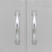 Blaze 25-Inch Stainless Steel Double Access Door - BLZ-AD25-R-SC