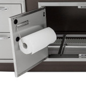Blaze 25-Inch Stainless Steel Double Access Door - BLZ-AD25-R-SC
