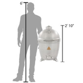Blaze 20-Inch Cast Aluminum Kamado Grill - BLZ-20-KAMADO