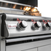 Blaze Premium LTE - 40-Inch 5-Burner Built-In Grill - Liquid Propane Gas with Grill Lights - BLZ-5LTE2-LP