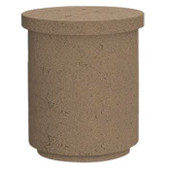 American Fyre Designs 17 Inch Contempo Tank and End Table, Cafe Blanco- 8510-CB