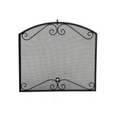 American Fyre Designs Screen for Phoenix, Mariposa, Grand Phoenix and Grand Mariposa Fireplace - Black- 8250-BL