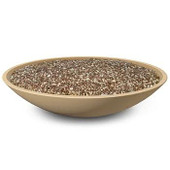 American Fyre Designs 48 Inch Marseille Round Fire Bowl, Cafe Blanco, Propane Gas- 751-CB-11-M6PC