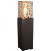 American Fyre Designs 16 Inch Square Magnolia Lantern, Smoke, Propane Gas- 716-SM-11-M1PC