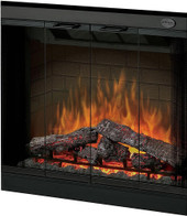 Dimplex Glass Bi-Fold Look Door for 39-inch Deluxe and Standard Built-In Firebox- X-BFDOOR39BLKSM