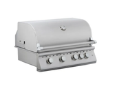 Grandeur Elite 40-inch Built-In 5 Burner Stainless Steel Bbq Grill with Infrared Burner - 40BBQElite