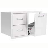 Summerset 33" 2-Drawer & Vented LP Tank Pullout Drawer Combo - DC2-33LP