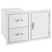 Summerset 36" 2-Drawer And Access Door Combo With Hidden Hinge - DC2-36