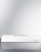Summit 30" Under Cabinet Convertible Range Hood, ADA Compliant White - HC30WWADA