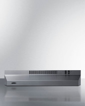 Summit 24" Under Cabinet Convertible Range Hood, ADA Compliant Stainless Steel - H24RSSADA