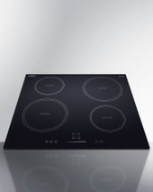Summit - 24" Wide 208-240V 4-Zone Induction Cooktop - SINC4B241B