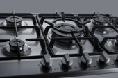 Summit 27" Wide 5 Burner Gas Cooktop Stainless Steel - GC527SS