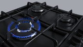 Summit 30" Wide 5 Burner Gas Cooktop Black - GC5272BTK30