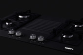 Summit - 30" Wide 4-Burner Gas Cooktop - GC432B