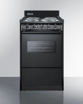Summit - 20" Wide Electric Coil Range - TEM110CW