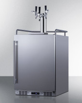 Summit 24" Wide Built-In Outdoor Commercial Beer Kegerator - BC74OSCOMTRIPLE