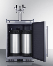 Summit 24" Wide Built-In Outdoor Commercial Beer Kegerator - BC74OSCOMTRIPLE