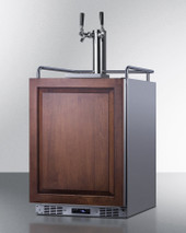 Summit 24" Wide Built-In Wine Kegerator (Panel Not Included) - SBC682PNRWKDTWIN