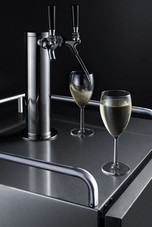 Summit - 24" Wide Built-In Wine Kegerator - SBC682WKDTWIN