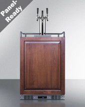 Summit - 24" Wide Built-In Kegerator (Panel Not Included) - SBC682PNRTRIPLE