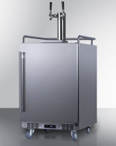Summit - 24" Wide Built-In Outdoor Beer Kegerator - SBC683OSTWIN
