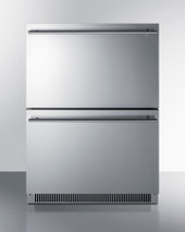 Summit - 24-Inch Wide 2-Drawer All-Freezer, ADA Compliant - ADFD2D24