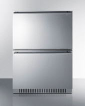 Summit 24-Inch Outdoor Drawer Refrigerator Stainless Steel - ADRF244CSS