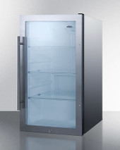 Summit 19-Inch Outdoor Refrigerator Stainless Steel - SPR489OSCSS