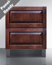 Summit 27-Inch Outdoor Beverage Center with Dual Drawers - SPR275OS2D