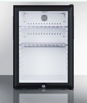 Summit - 16" Wide Compact Minibar with front lock - MB27G