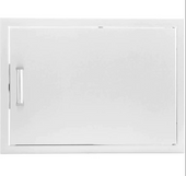 Eloquence 28-Inch Stainless Steel Reversible Single Access Door, Horizontal, Contempo - Eloquence-260-SH-2417 + Eloquence-350H-Handle