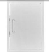 Eloquence 18-Inch Stainless Steel Reversible Single Access Door, Vertical, Contempo - Eloquence-260-SV-1420 + Eloquence-350H-Handle