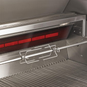 Twin Eagles TE1BQ42RS-L Liquid Propane Gas with Cover, Double Side Burner, Double Access Door and Outdoor Refrigerator - PCKG2-TE1BQ42RS-L
