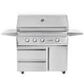 Twin Eagles TEBQ42R-CL + TEGB42SD-B Liquid Propane Gas with Cover and Double Side Burner - PCKG1-TEBQ42R-CL + TEGB42SD-B