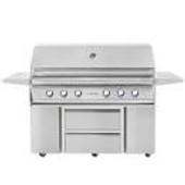 Twin Eagles TEBQ54RS-CL + TEGB54SD-B Liquid Propane Gas with Cover, Double Side Burner and Outdoor Refrigerator - PCKG2-TEBQ54RS-CL + TEGB54SD-B