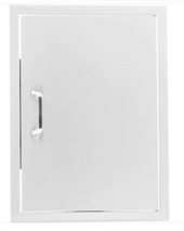 PCM BBQ-260-SV-1420 Single Access Door with Single Drawer and Trash Bin - PCKG1-BBQ-260-SV-1420