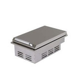 Bonfire Whistler - 28-Inch 2-Burner Drop In LP Griddle with Side Burner, Door/Drawer Combo and Smoker Box - PCKG2CBBGD-LPDDSMKBX