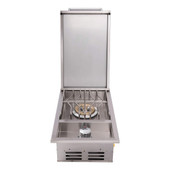 Bonfire Whistler - 28-Inch 2-Burner Drop In NG Griddle with Side Burner and Door/Drawer Combo - PCKG1CBBGD-NGSBDD