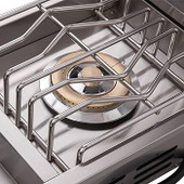 Bonfire Whistler - 28-Inch 2-Burner Drop In NG Griddle with Side Burner and Door/Drawer Combo - PCKG1CBBGD-NGSBDD
