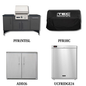 TEC PFR1NTISL Natural Gas with Cover, and Double Access Door and Refrigeration - PCKG2-PFR1NTISL