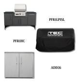 TEC PFR1LPISL Liquid Propane Gas with Cover and Double Access Door - PCKG1-PFR1LPISL