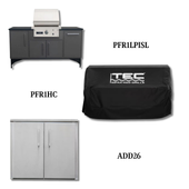 TEC PFR1LPISL Liquid Propane Gas with Cover and Double Access Door - PCKG1-PFR1LPISL