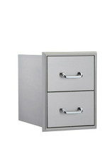 Open Box OCI Stainless Steel 16" Double Drawer - OCI-16DD-OB