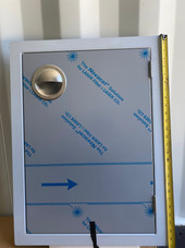Solana Access Doors 17 x 24 Left Hinge, Vertical Orientation, Stainless Steel - BBQ-200-17x24VL